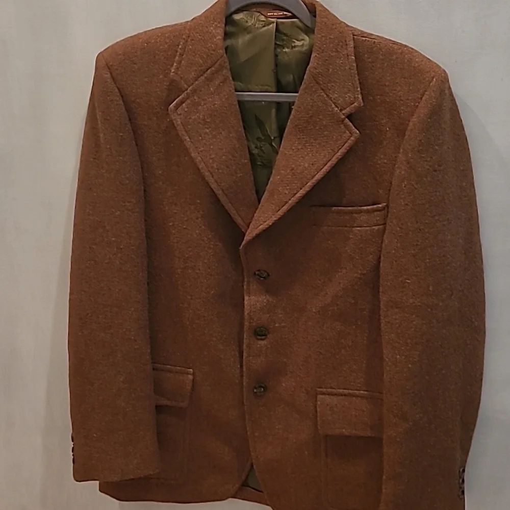 Men's 100% Virgin Scottish wool HarrisTweed Jacket - Picture 1 of 4